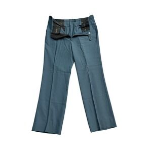 Sansabelt Ltd Jaymar-Ruby Men's Blue Dress Pants Pleated Classic Fit Slacks, 36